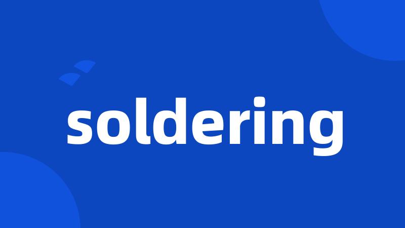 soldering