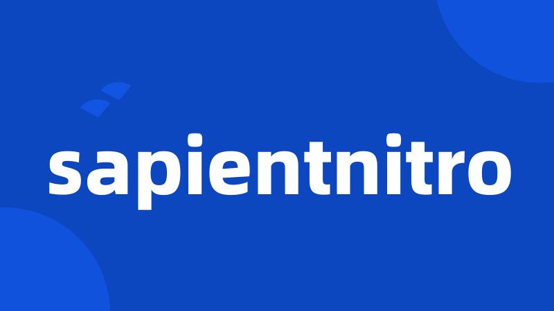 sapientnitro