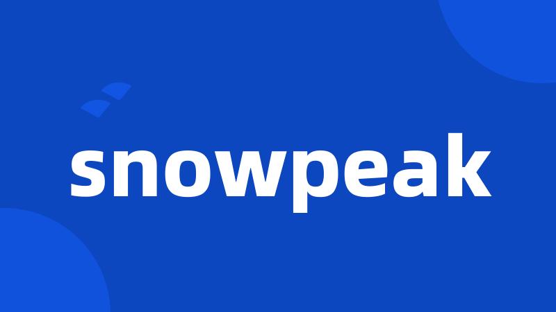 snowpeak