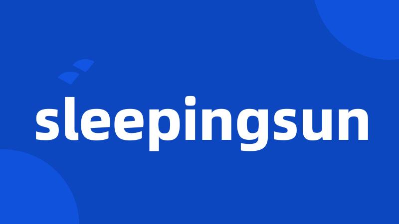 sleepingsun