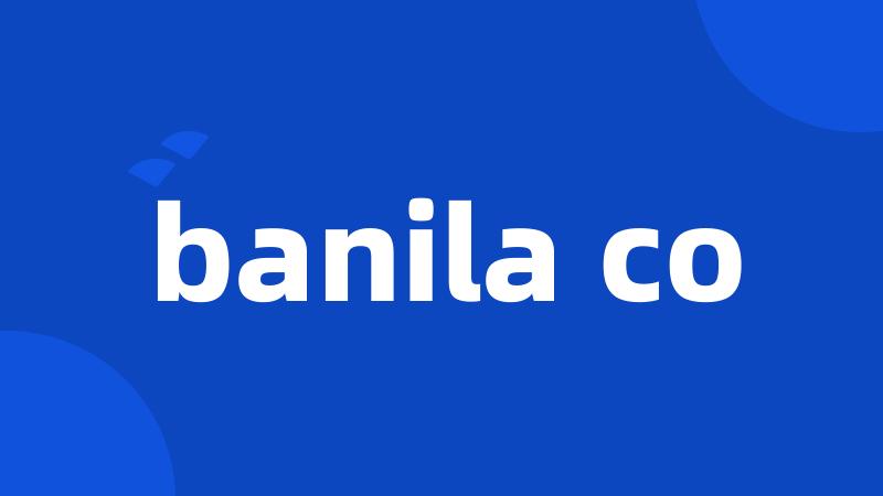 banila co