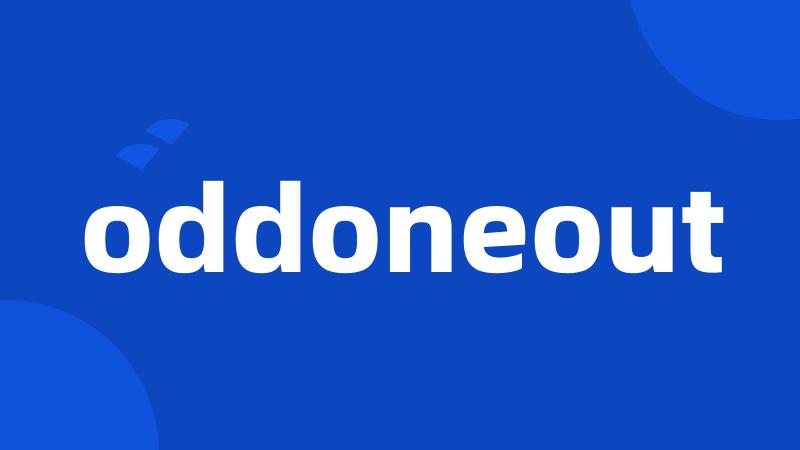 oddoneout