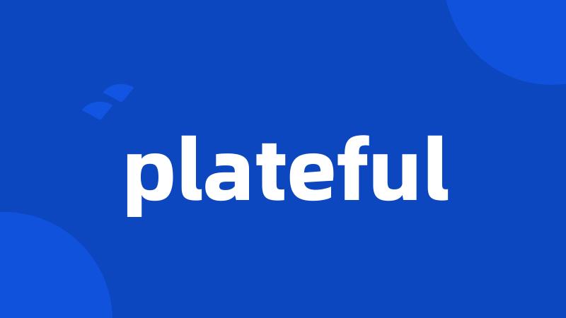 plateful