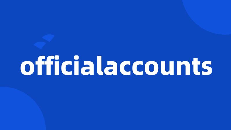 officialaccounts