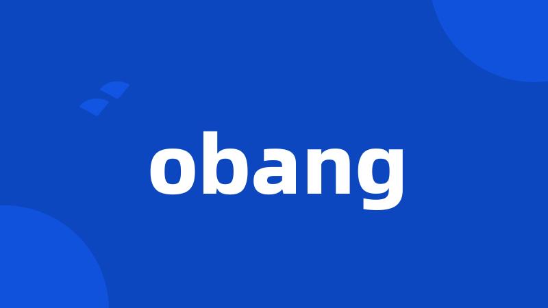 obang