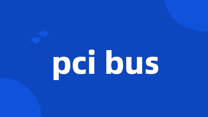 pci bus