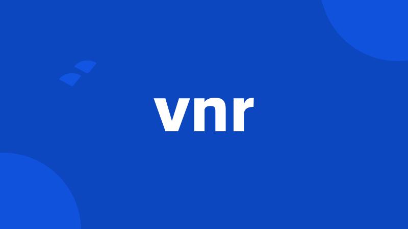 vnr