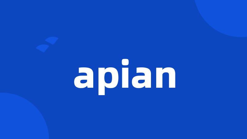 apian