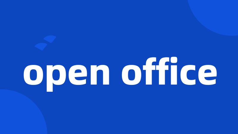 open office