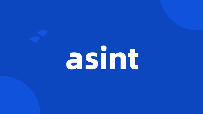 asint