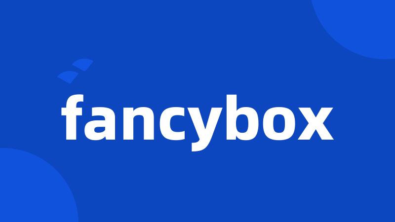 fancybox