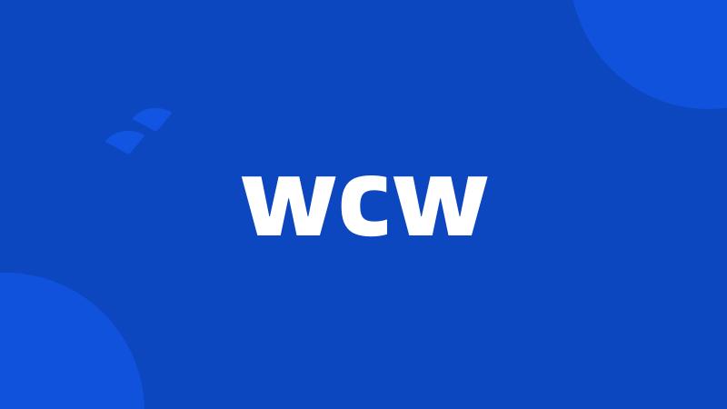 wcw