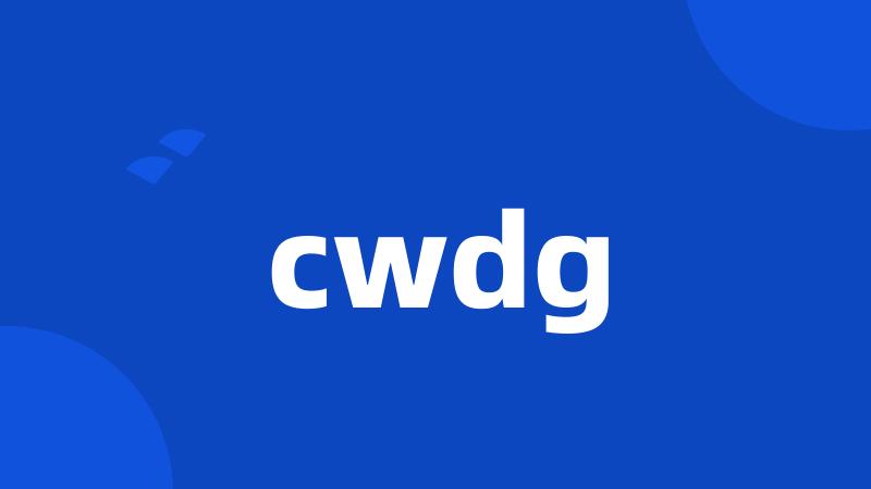 cwdg