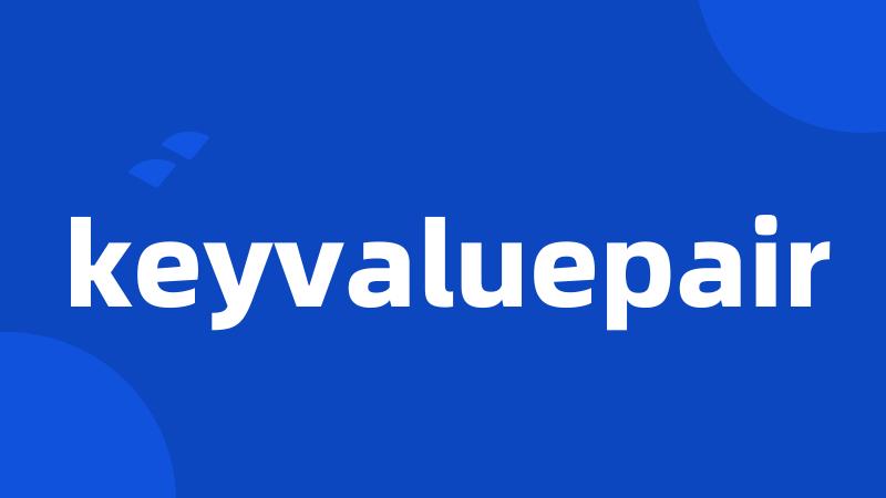 keyvaluepair