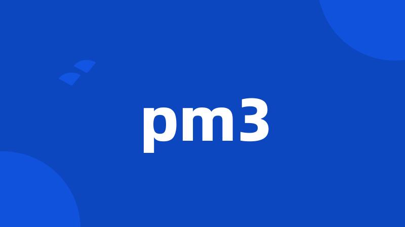 pm3