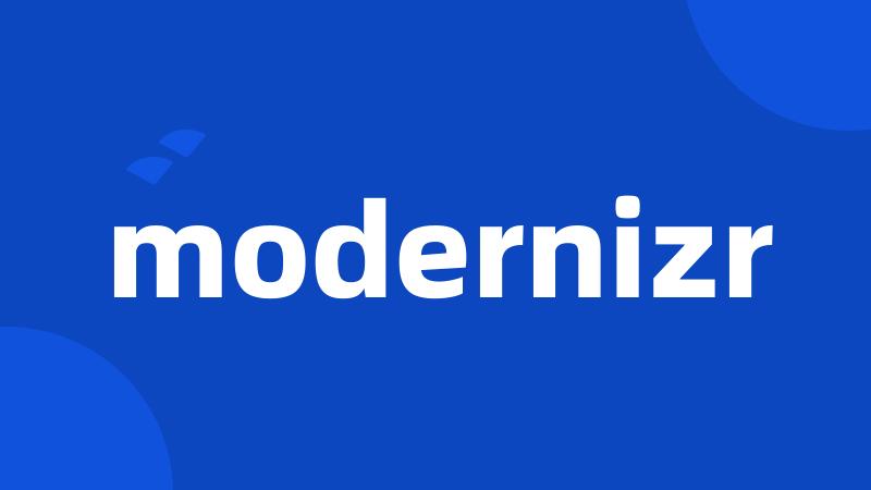 modernizr