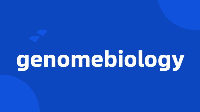 genomebiology