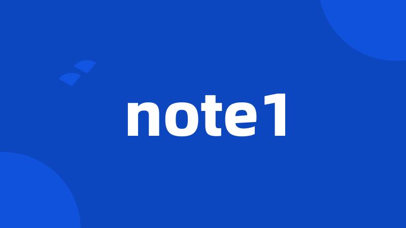 note1