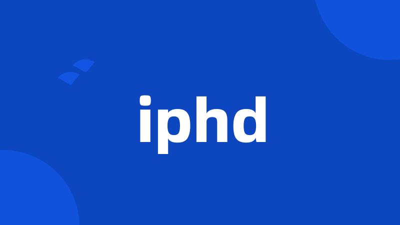 iphd