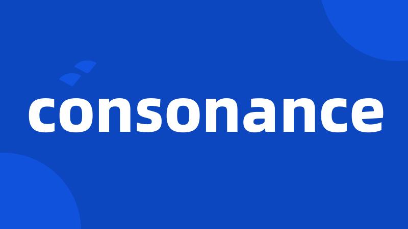 consonance