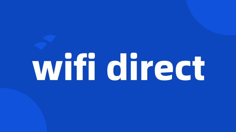 wifi direct