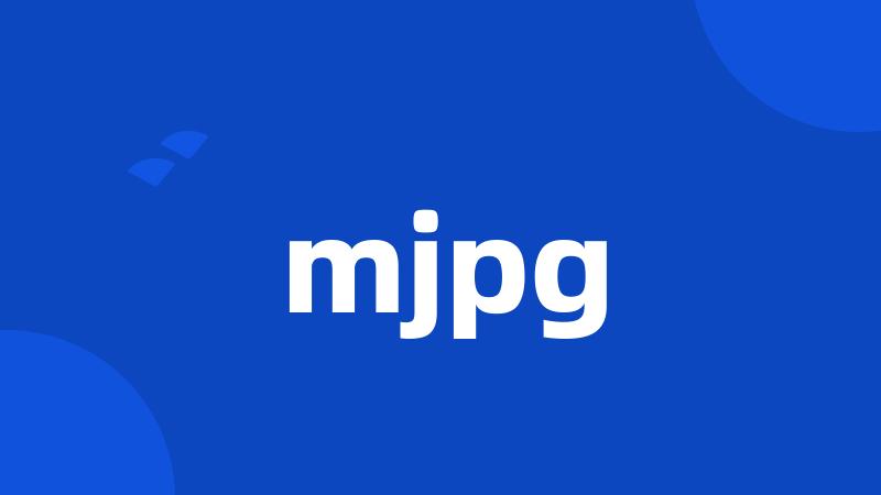 mjpg