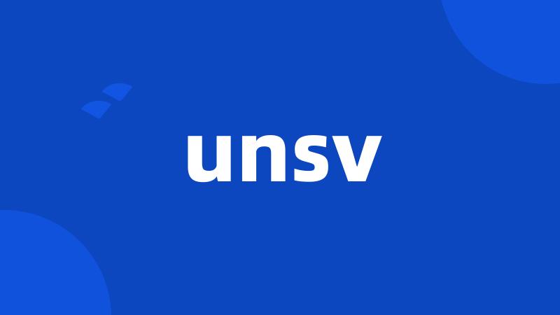 unsv