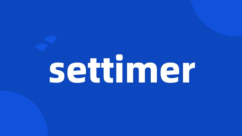 settimer