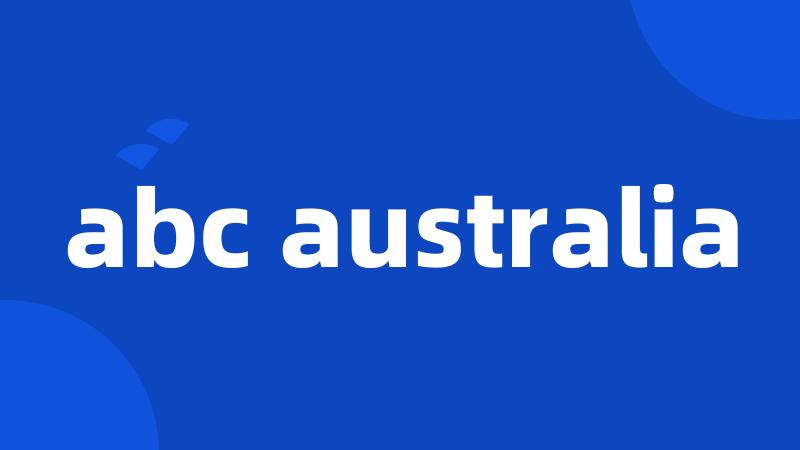 abc australia