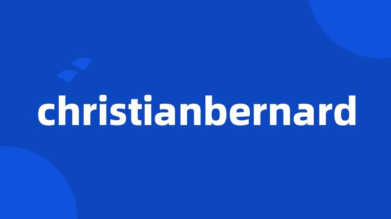 christianbernard