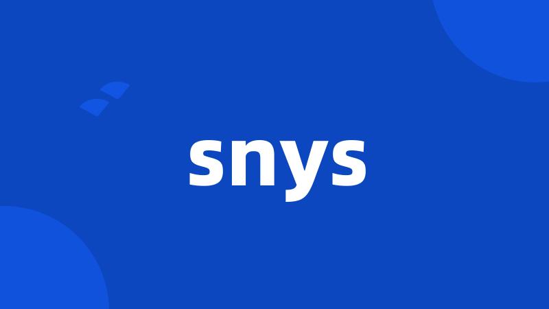 snys