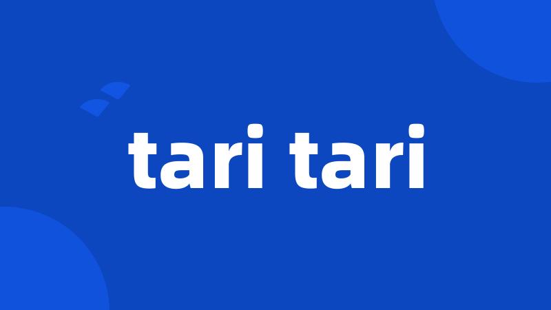 tari tari