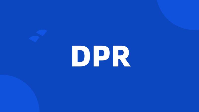 DPR