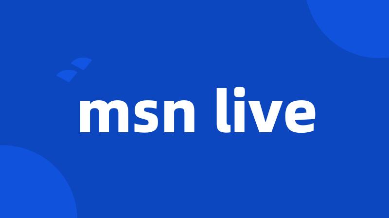 msn live