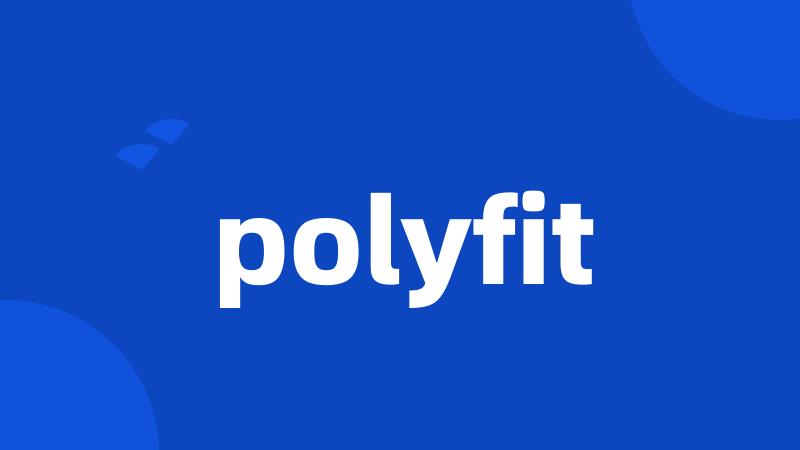 polyfit