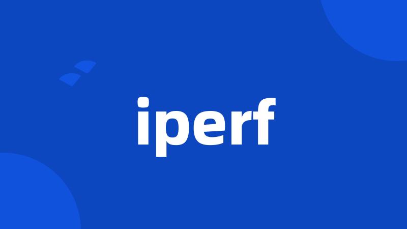 iperf