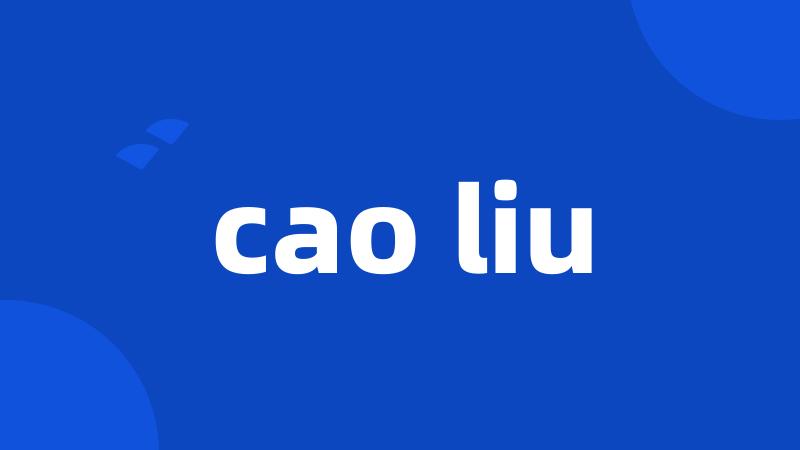 cao liu