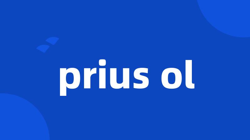 prius ol