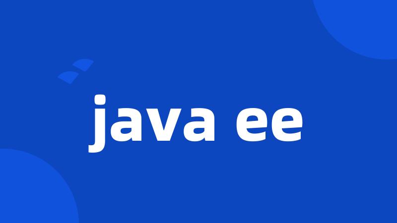 java ee