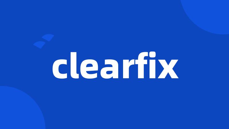 clearfix