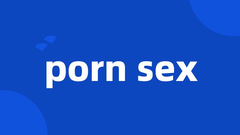 porn sex