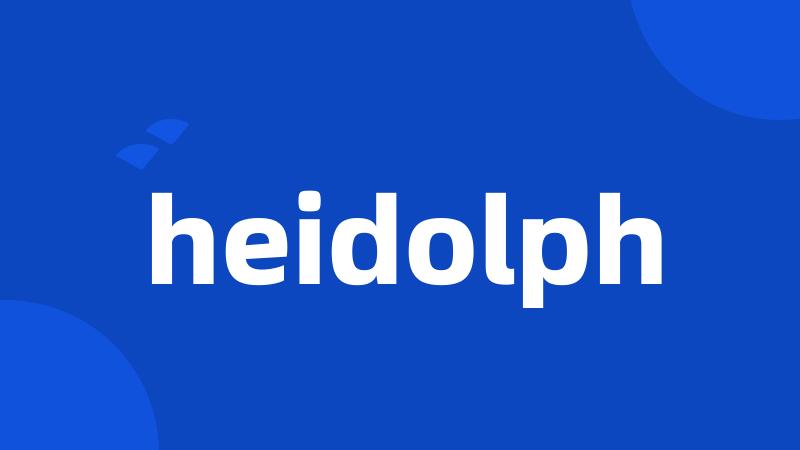 heidolph