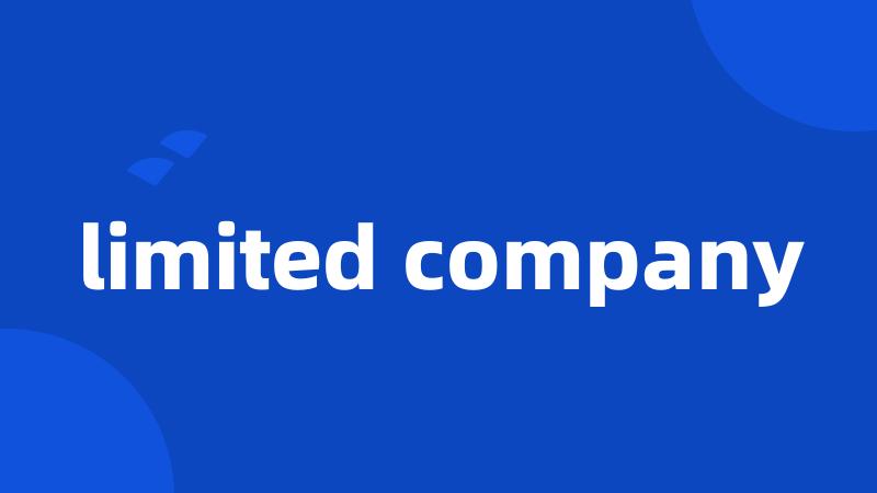 limited company