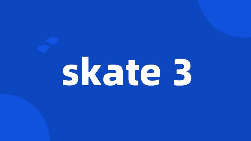 skate 3