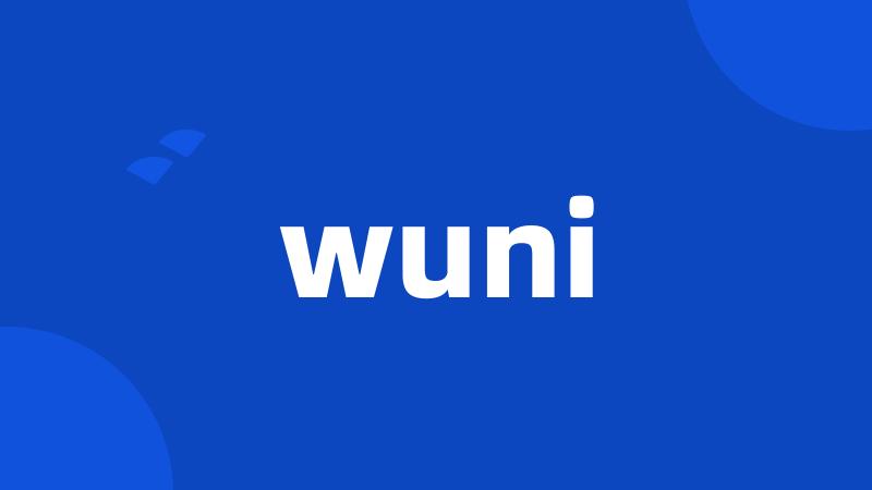 wuni