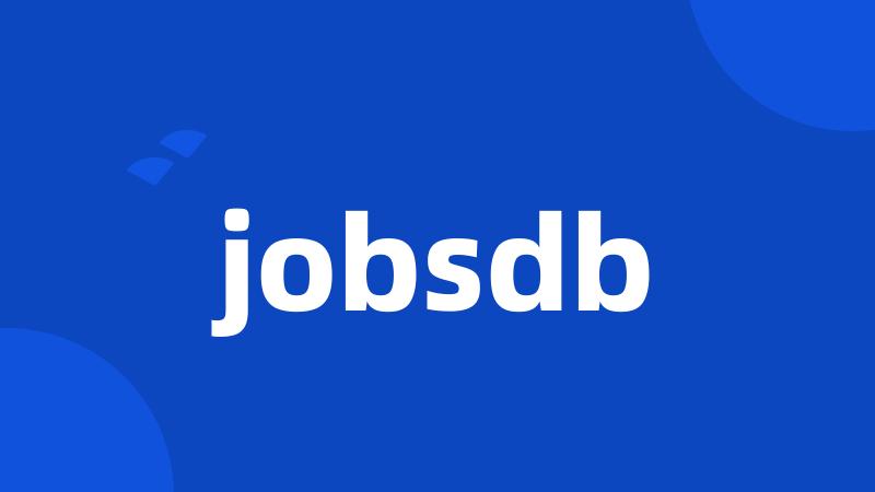 jobsdb