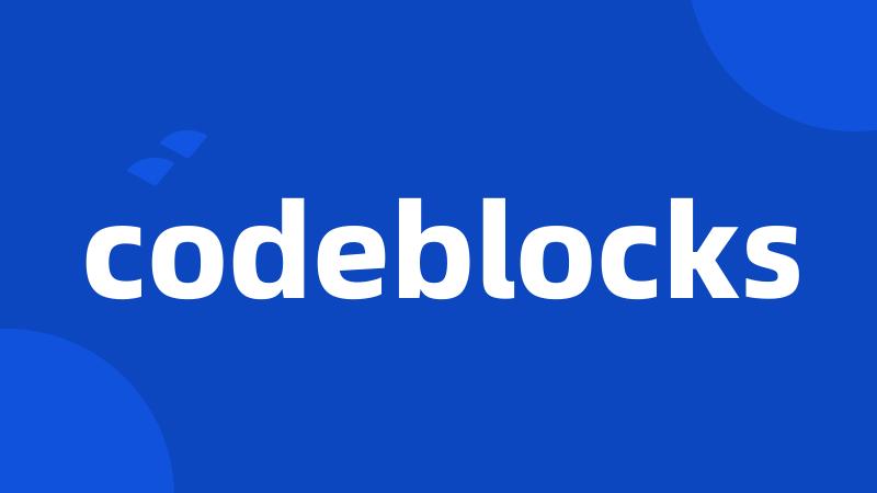 codeblocks