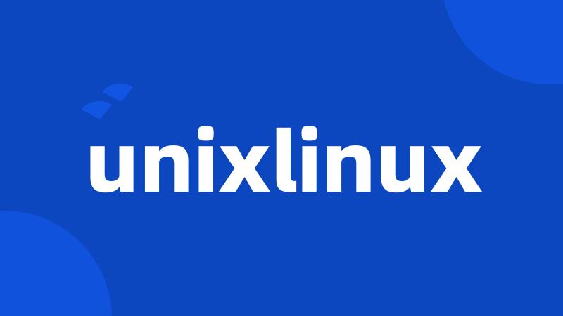 unixlinux