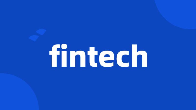 fintech