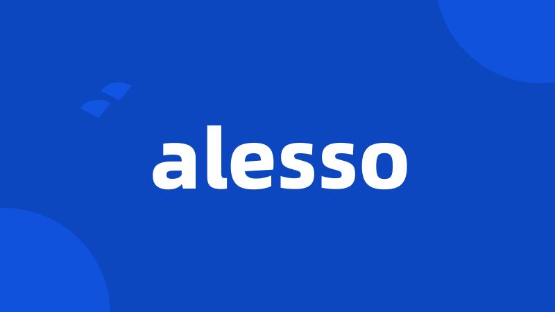 alesso